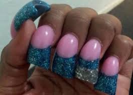 acrylic ugly nails - Google Search