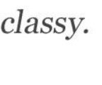 the word classy