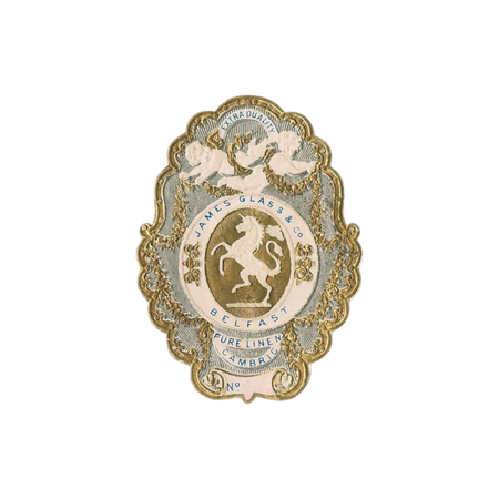 antique french perfume label