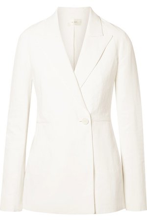 The Row | Ciel linen-blend blazer | NET-A-PORTER.COM