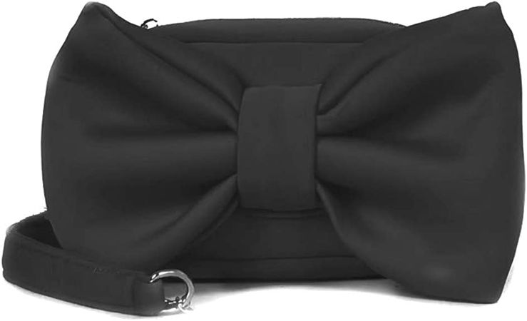 Kbinter Pretty Bowknot Evening Bag Clutch Purse Party Handbag Bow Shoulder Bag Chain Crossbody (Black): Handbags: Amazon.com