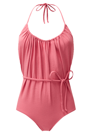 charlotte pink crepe maillot