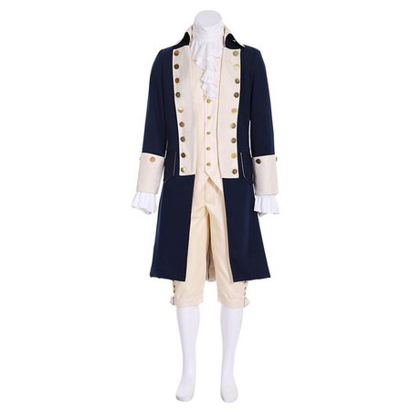 Cosplaydiy Colonial Hamilton Cosplay Costume George Washington Prince Suit Turn Cosplay Costume Outfit Suit L320|Movie & TV costumes| - AliExpress