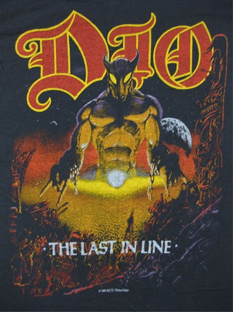 dio vintage metal poster