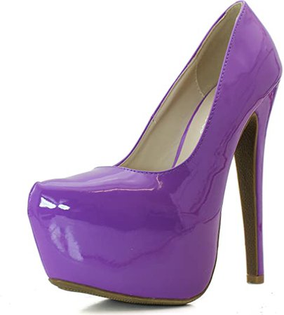 *clipped by @luci-her* Women's Pointed Toe Platform Stiletto Heels High Heel