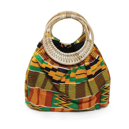 Colors Of Ghana Kente Purse - Handbags and Tote Bags - African Fashion | Africa Imports