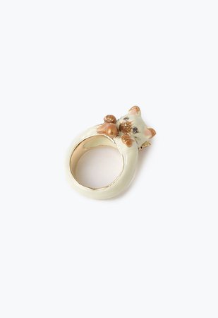 Cat Ring White – Anna Sui