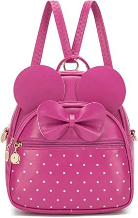 Amazon.com: Girls Mini Backpack Bowknot Polka Dot Cute Small Daypacks Convertible Shoulder Bag Purse for Women : Clothing, Shoes & Jewelry