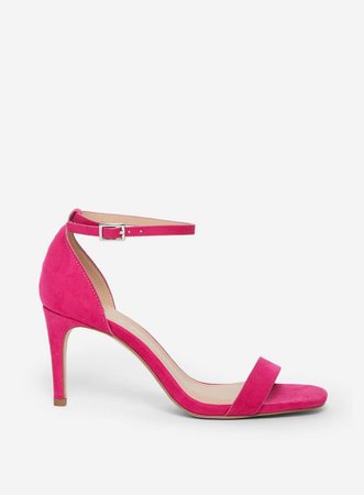Wide Fit Pink ‘Soda’ Square Sandals | Dorothy Perkins