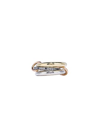 Spinelli Kilcollin Libra Ring in 18K Yellow Gold & Silver | FWRD