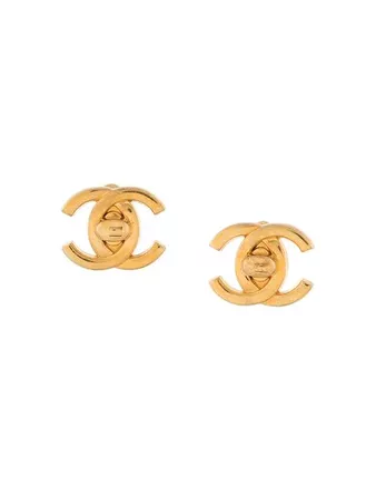 Chanel Vintage CC Turnlock earrings $735 - Buy Online VINTAGE - Quick Shipping, Price