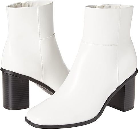 Amazon.com: The Drop Women's Ibita High Heel Side Zip Ankle Boot, Ivory, 13 : Clothing, Shoes & Jewelry