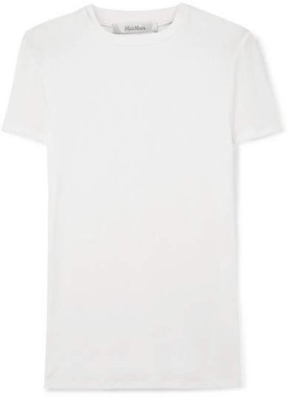 Stretch-jersey T-shirt - White
