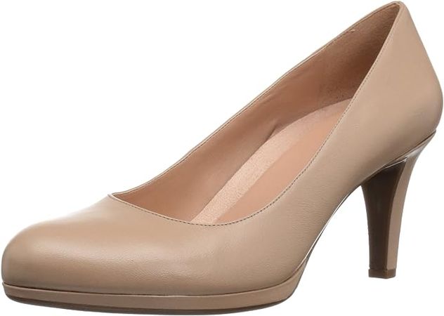 Amazon.com | Naturalizer Womens Michelle Classic High Heel Pump ,Tender Taupe Beige Leather,9 | Pumps