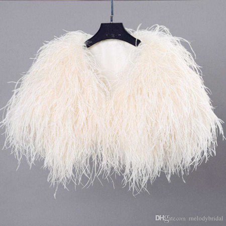 ostrich feather jacket