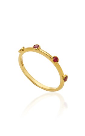 18K Gold Ruby Ring by Octavia Elizabeth | Moda Operandi