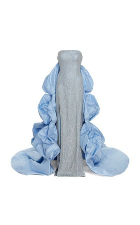 Prabal Gurung Blue and Silver Gown