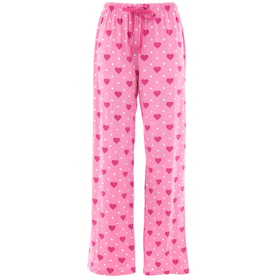 Hearts Pink Pajamas Pants for Juniors