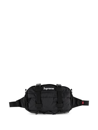 Black Supreme Logo Waist Bag Fw19 | Farfetch.com