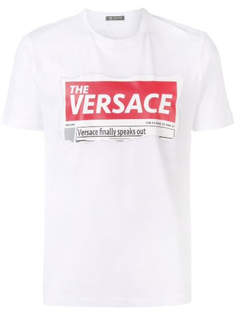 Headline T-shirt VERSACE
