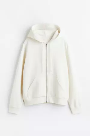 Hooded Jacket - White - Ladies | H&M US