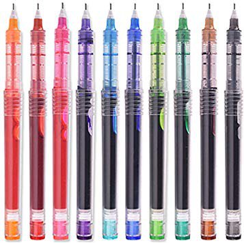 10pcs Rolling Ball Pens, Quick-Drying Ink Pens, 0.5mm Fine Point Pens Liquid Ink Rollerball Pens for School Office Home. (10 Colors Ink): Amazon.ca: Office Products
