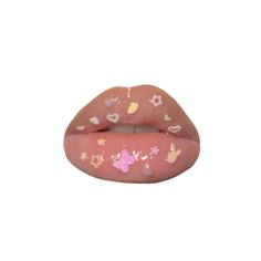 lips with sequins