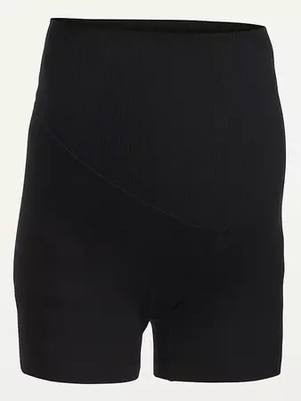 Maternity Full-Panel Biker Shorts -- 6-inch inseam | Old Navy