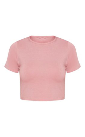 Dusty Pink Mix & Match Pyjama T Shirt | PrettyLittleThing