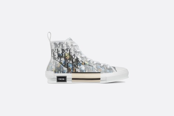 B23 High-Top Sneaker in Dior Oblique with DIOR AND ALEX FOXTON Print - Shoes - Men's Fashion | DIOR