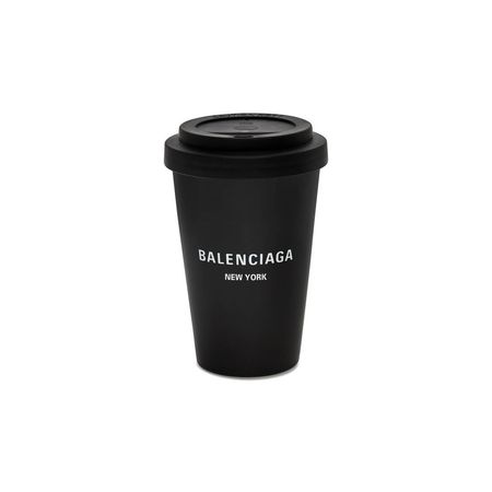 Cities New York Coffee Cup in Black | Balenciaga CA