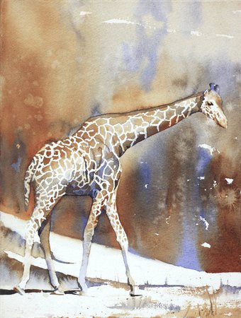 giraffe watercolor - Google Search