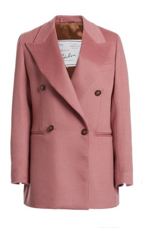 The Stella Cashmere Double-Breasted Blazer by Giuliva Heritage | Moda Operandi