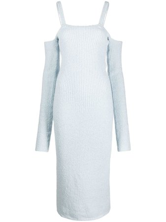ROTATE Helene ribbed-knit Midi Dress - Farfetch