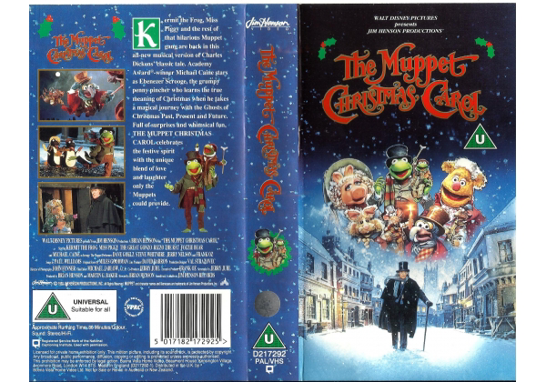 Muppet Christmas Carol VHS cassette