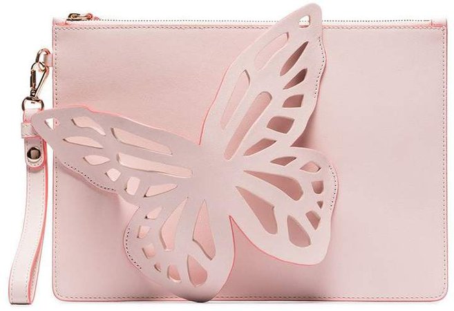 Flossy Butterfly Clutch Bag
