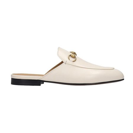 Gucci Mocassini slipper in pelle beige cod. 301857 - Deliberti The Luxury Shopping