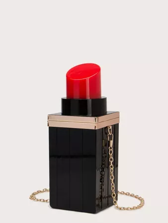 Lipstick Shaped Clutch Bag | ROMWE USA