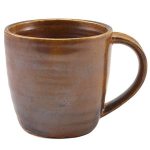 Terra Porcelain Rustic Copper Mug 300ml at Drinkstuff