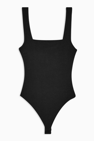 Black Square Neck Bodysuit | Topshop