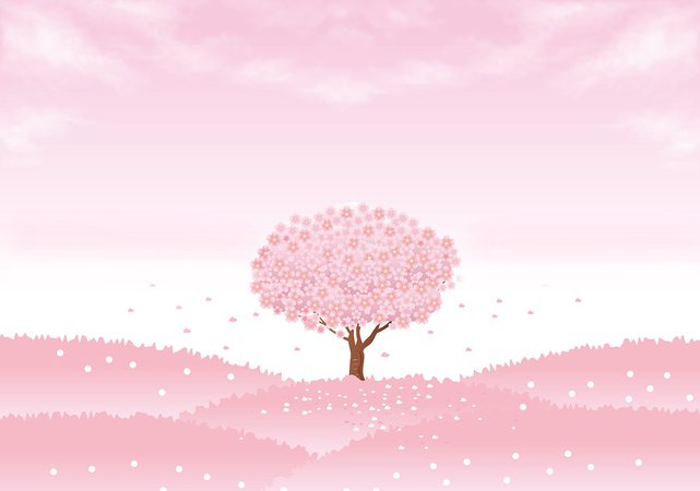 pink cherry tree background - Google Search