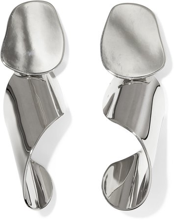 Sculpted Metal Clip-On Earrings