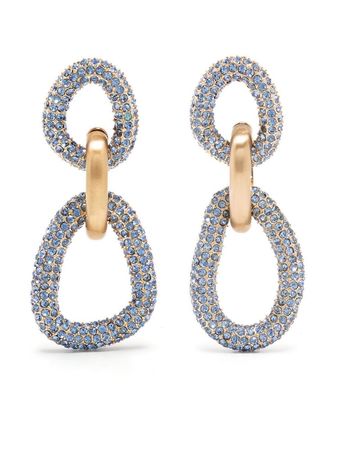 Cult Gaia crystal-embellished Drop Earrings - Farfetch