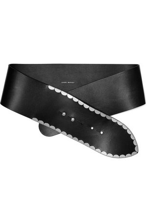 Isabel Marant | Diune embellished leather waist belt | NET-A-PORTER.COM