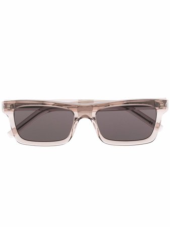 Saint Laurent Eyewear Rectangle Frame Sunglasses - Farfetch