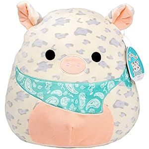 Amazon.com: Squishmallows Original 14-Inch Reshma Light Pink Cow with Purple Bandana - Large Ultrasoft Official Jazwares Plush : Toys & Games