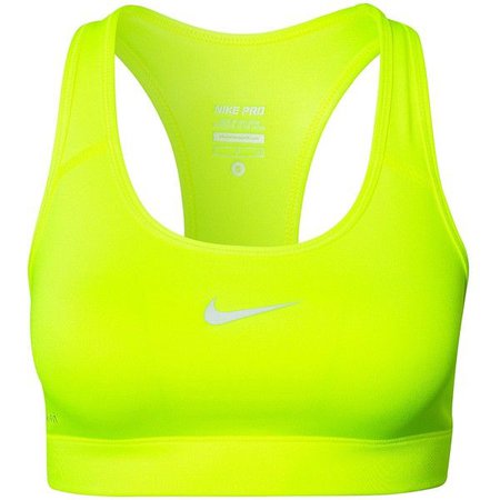 Neon Yellow-Green Nike Sports Bra