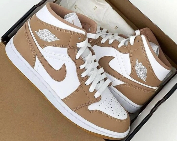 brown Jordans