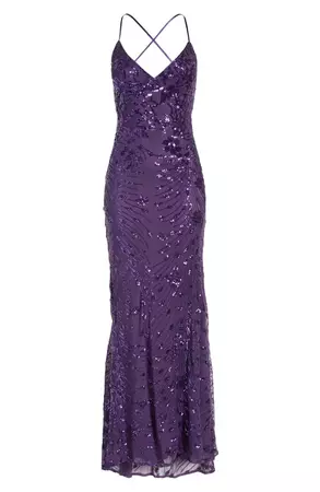 Lulus Photo Finish Sequin High-Low Maxi Dress | Nordstrom