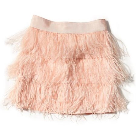 Wells Grace  Pink Feather Skirt